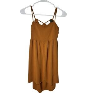 Wild Fable Brown Strappy Mini Dress Medium